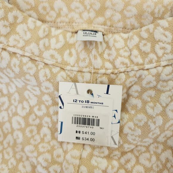 new janie and jack cream toddler legging pants size 12-18 months - Picture 5 of 6